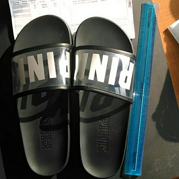 PINK Victoria's Secret Shoes - Victoria Secret Pink Slides